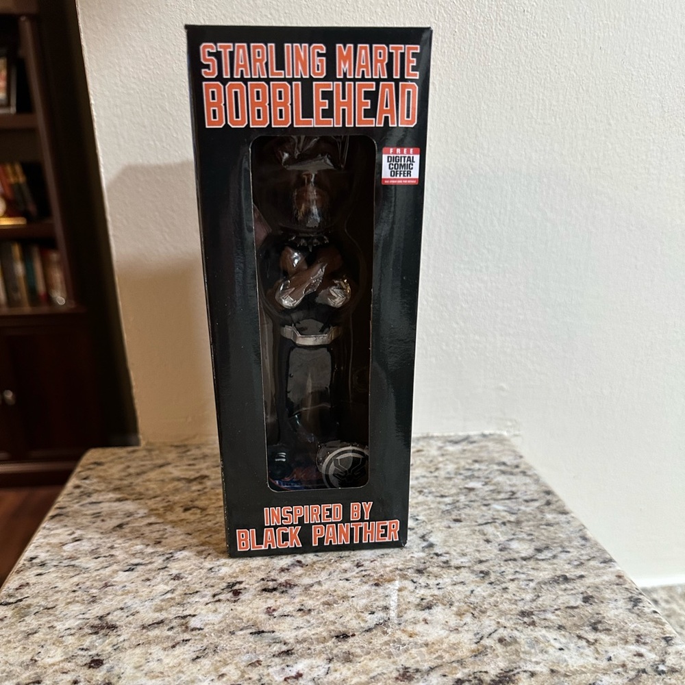 Sterling Marte Black Panther bobble head never opened